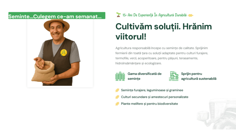 ALDEMO TQM: Cum construiește o companie românească viitorul agriculturii prin semințe adaptate realității din teren