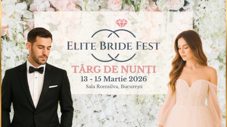 Elite Bride Fest, târg de nunți la București: trei zile de inspirație, probe și furnizori într-un singur loc, în 13–15 martie 2026