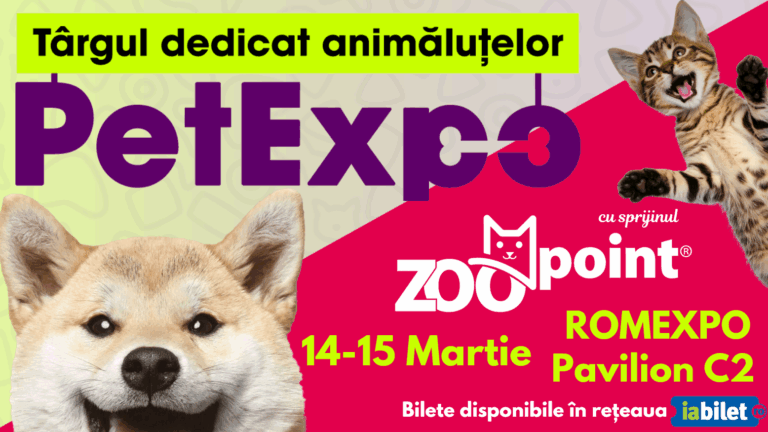 PetExpo 2026: Produse smart și high-tech, concursuri cu premii și activități pentru animalele de companie, weekendul acesta la Romexpo